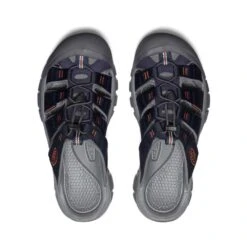 Keen Men's Newport Slide Sandal- Sky Captain/Bombay Brown- Regular (D) -Sport Footwear Shop 04893016e772434d6b6819330c389433520848df