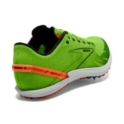 BROOKS Unisex Draft XC Spike - Green Grecko/Red Orange/White- Regular (D) -Sport Footwear Shop 100039 308 H Draft XC