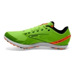BROOKS Unisex Draft XC Spike - Green Grecko/Red Orange/White- Regular (D) -Sport Footwear Shop 100039 308 M Draft XC