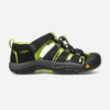 Keen Big Kids' Newport H2 Sandal - Black/Lime Green -Sport Footwear Shop 1009965 P PDP