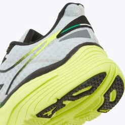 Diadora Men's Nucleo Running Shoe - Silver/Black/Yellow Fl DD - Regular (D) -Sport Footwear Shop 101 2 2ee13548 a879 4f70 bc12 7b7ff248d305