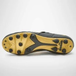 Diadora Men's Brasil #9 Italy LT+MDPU Soccer Shoe - Black/Gold -Sport Footwear Shop 101.178784 C0893 40 HR