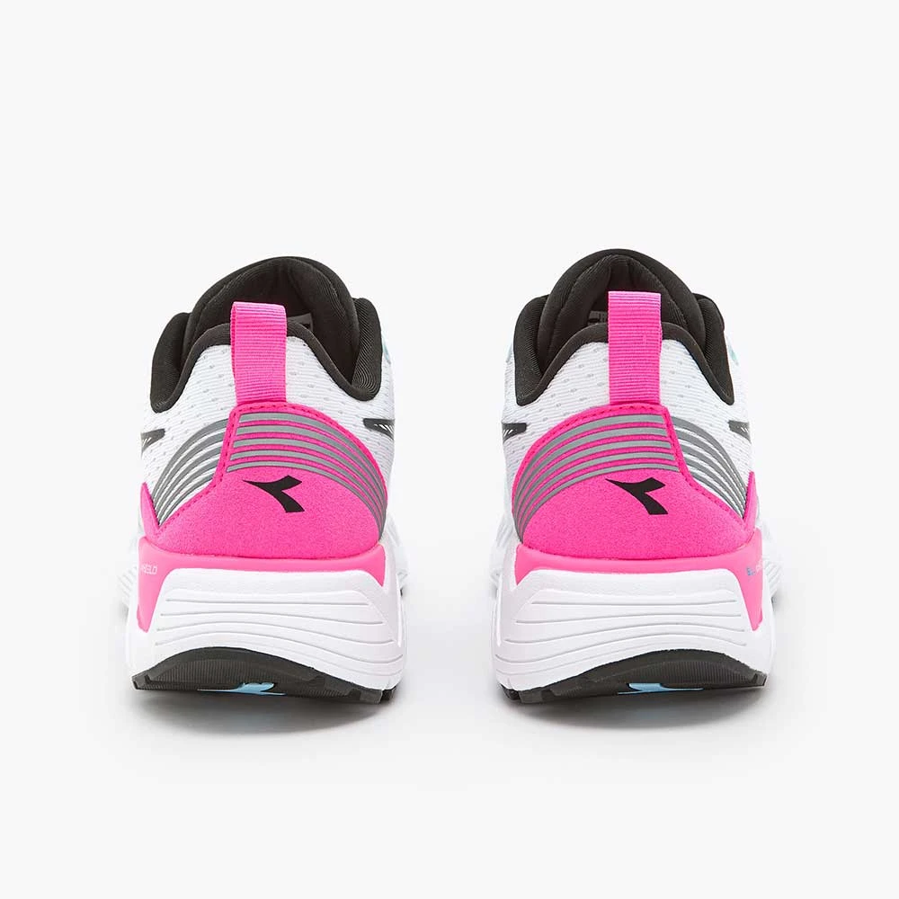 Diadora Women's Vigore 2 Running Shoe - White/Pink Fluo/Black - Regular (B) 7 Diadora Women's Vigore 2 Running Shoe - White/Pink Fluo/Black - Regular (B) - Image 5
