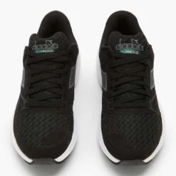 Diadora Women's Mythos Blushield Vortice 8 Running Shoe - Black/White-Regular (B) -Sport Footwear Shop 101.179077 C7406 50 HR