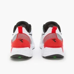 Diadora Men's Vigore 2 Running Shoe - White/Black/Firey Red - Regular (D) -Sport Footwear Shop 101.179081 C6714 20 HR