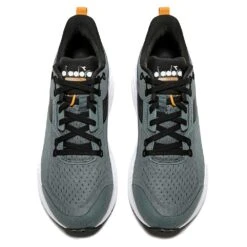 Diadora Men's Mythos Blushield Vigore 2 Running Shoe- Balsam Green/Black/White - Regular (D) -Sport Footwear Shop 101.179081 D0476 50 HR