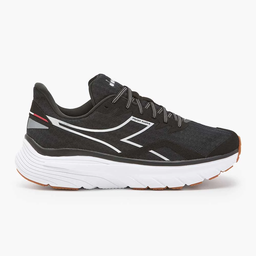 Diadora Men's Nucleo Running Shoe - Black/Silver/White - Regular (D) 3 Diadora Men's Nucleo Running Shoe - Black/Silver/White - Regular (D)