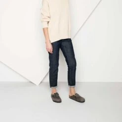 Birkenstock Women's Boston SFB Oiled Leather - Iron - Regular 12 Birkenstock Women's Boston SFB Oiled Leather - Iron - Regular -Sport Footwear Shop 1013255 f look f