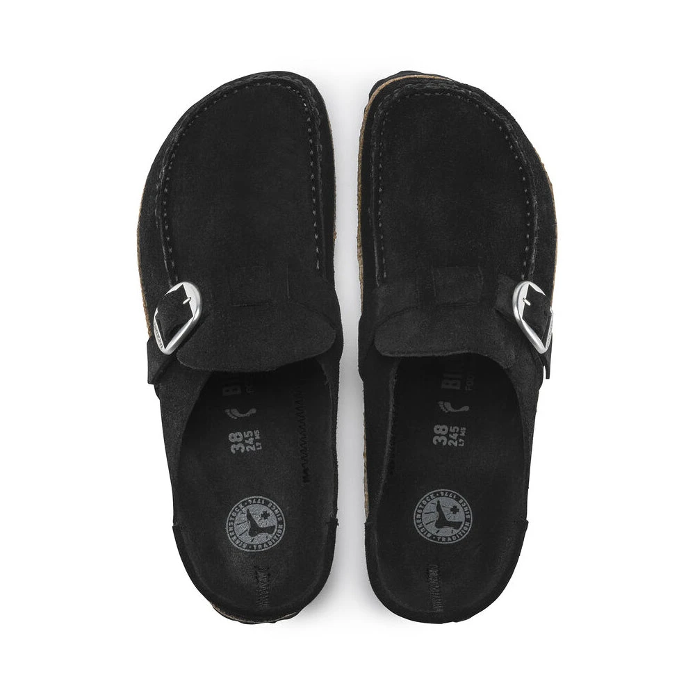Birkenstock Women's Buckley Suede - Black- Medium/Narrow 7 Birkenstock Women's Buckley Suede - Black- Medium/Narrow - Image 5