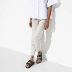 Birkenstock Arizona Platform Vegan - Birko Flor Black- Medium/Narrow -Sport Footwear Shop 1018520 f look f