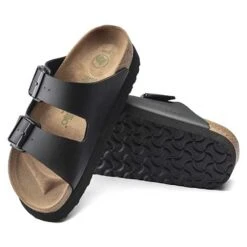 Birkenstock Arizona Platform Vegan - Birko Flor Black- Medium/Narrow -Sport Footwear Shop 1018520 sole