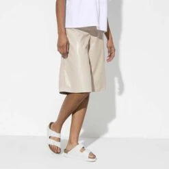 Birkenstock Arizona Platform Vegan - White- Medium/Narrow -Sport Footwear Shop 1018581 f look f