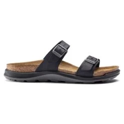 Birkenstock Women's Sierra Oiled Leather Sandal - Black - Regular/Wide -Sport Footwear Shop 1018704 side