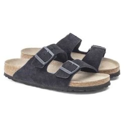 Birkenstock Arizona Suede Soft Footbed -Midnight- Medium/Narrow 11 Birkenstock Arizona Suede Soft Footbed -Midnight- Medium/Narrow -Sport Footwear Shop 1020716 pair