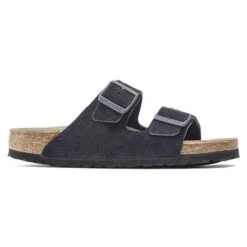 Birkenstock Arizona Suede Soft Footbed -Midnight- Medium/Narrow 12 Birkenstock Arizona Suede Soft Footbed -Midnight- Medium/Narrow -Sport Footwear Shop 1020716 side