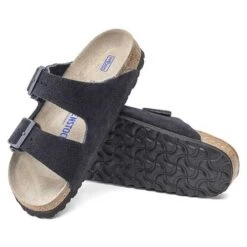 Birkenstock Arizona Suede Soft Footbed -Midnight- Medium/Narrow 13 Birkenstock Arizona Suede Soft Footbed -Midnight- Medium/Narrow -Sport Footwear Shop 1020716 sole