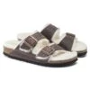 Birkenstock Arizona Shearling Sandal - Habana Natural- Medium/Narrow -Sport Footwear Shop 1021049 pair