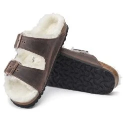 Birkenstock Arizona Shearling Sandal - Habana Natural- Medium/Narrow -Sport Footwear Shop 1021049 sole
