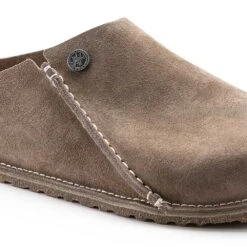 Birkenstock Women's Zermatt Suede Slipper - Gray Taupe - Medium/Narrow -Sport Footwear Shop 1021318 detail 1