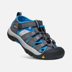Keen Little Kids' Newport H2 Sandal - Magnet/Brilliant Blue -Sport Footwear Shop 1022825 3Q PDP 1