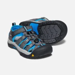 Keen Little Kids' Newport H2 Sandal - Magnet/Brilliant Blue -Sport Footwear Shop 1022825 PPS PDP 1