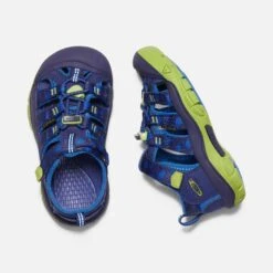 Keen Little Kids' Newport H2 Sandal - Blue Depths/Chartureuse -Sport Footwear Shop 1022834 PLD PDP 1