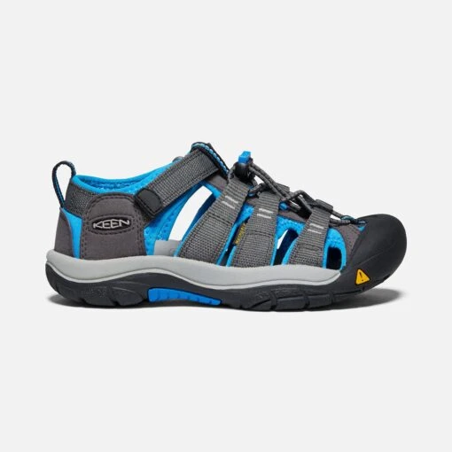 Keen Big Kids' Newport H2 Sandal - Magnet/Brilliant Blue -Sport Footwear Shop 1022839 P PDP 1