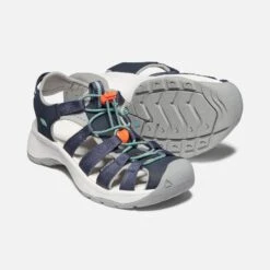Keen Women's Astoria West Sandal - Navy/Beveled Glass- Regular (B) -Sport Footwear Shop 1023587 PPS PDP 1