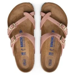 Birkenstock Women's Mayari NuBuck Soft Footbed - Old Rose- Regular/Wide -Sport Footwear Shop 1023964 top