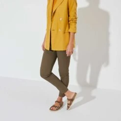 Birkenstock Women's Franca Oiled Leather Sandal - Cognac - Regular/Wide -Sport Footwear Shop 1024052 f look f