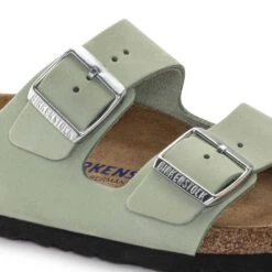Birkenstock Women's Arizona Nubuck - Matcha- Medium/Narrow 14 Birkenstock Women's Arizona Nubuck - Matcha- Medium/Narrow -Sport Footwear Shop 1024116 detail 1