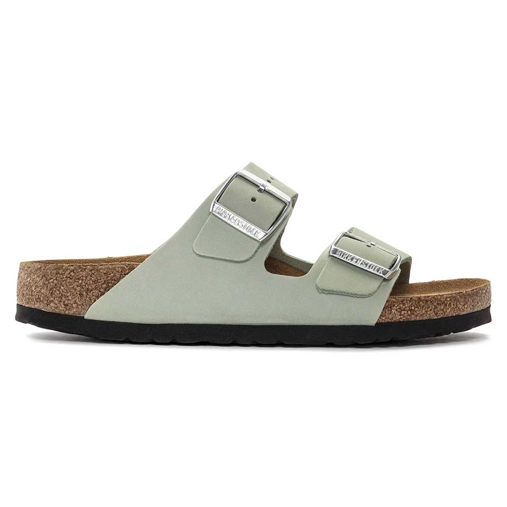 Birkenstock Women's Arizona Nubuck - Matcha- Medium/Narrow 5 Birkenstock Women's Arizona Nubuck - Matcha- Medium/Narrow - Image 3