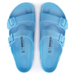 Birkenstock Women's Arizona EVA Sandal- Sky Blue- Medium/Narrow -Sport Footwear Shop 1024588 1024505 top