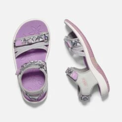 Keen Little Kids' Verano Sandal - Vapor/African Violet -Sport Footwear Shop 1024823 PLD PDP 1