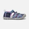 Keen Big Kids' Seacamp II CNX Sandal - Black Iris/African Violet