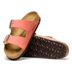 Birkenstock Women's Arizona Nubuck Sandal - Mars/Sandcastle - Regular (B) -Sport Footwear Shop 1025757 sole