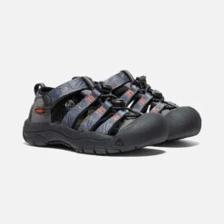 Keen Little Kids' Newport H2 Sandal - Steel Grey/Black -Sport Footwear Shop 1026268 PLA PDP 1