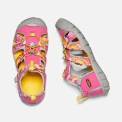 Little Kids' Seacamp II CNX Sandal - Multi/Keen Yellow -Sport Footwear Shop 1026320 PLD PDP