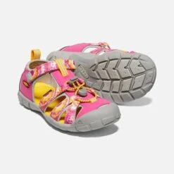 Little Kids' Seacamp II CNX Sandal - Multi/Keen Yellow -Sport Footwear Shop 1026320 PPS PDP
