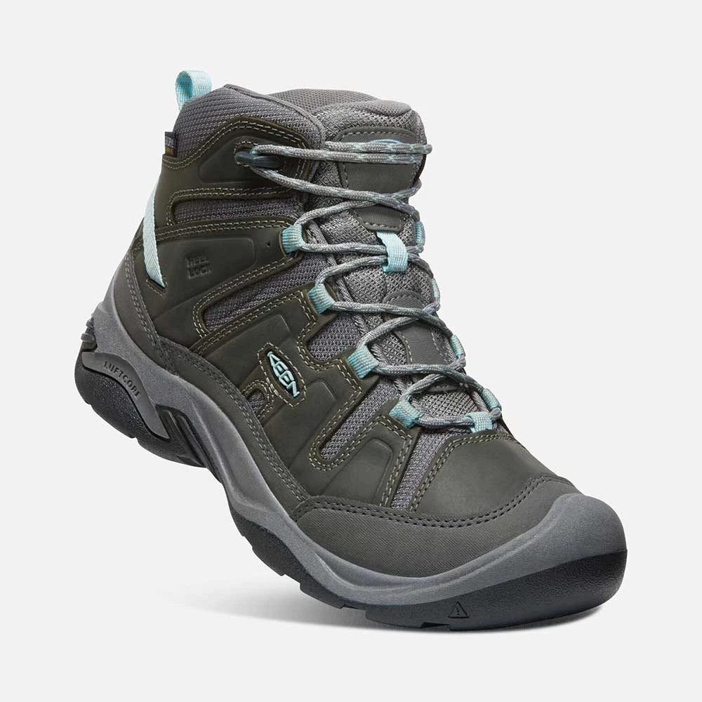 Keen Women's Circadia Mid WP Hiking Boot - Steel Grey/Cloud Blue - Regular (B) 4 Keen Women's Circadia Mid WP Hiking Boot - Steel Grey/Cloud Blue - Regular (B) - Image 2