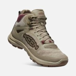 Keen Women's Terradora Flex Mid WP Hiking Boot - Plaza Taupe/Windsor Wine - Regular (B) 11 Keen Women's Terradora Flex Mid WP Hiking Boot - Plaza Taupe/Windsor Wine - Regular (B) -Sport Footwear Shop 1026878 3Q PDP