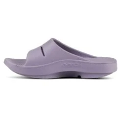 OOfos Unisex OOahh Slide- Mauve -Sport Footwear Shop 1100MAUVE shot4 932x680 f9a13b4b f42a 4d38 9202 be17617a9957