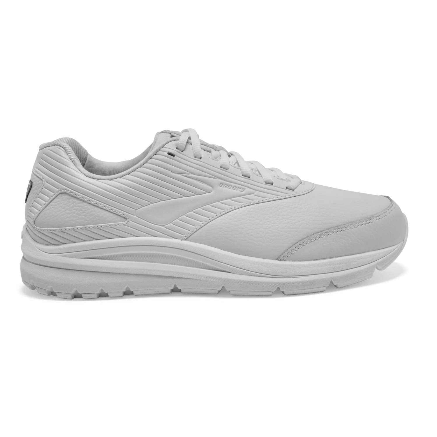 BROOKS Men's Addiction Walker 2 Walking Shoe- White/White- Extra Wide (4E) 3 BROOKS Men's Addiction Walker 2 Walking Shoe- White/White- Extra Wide (4E)