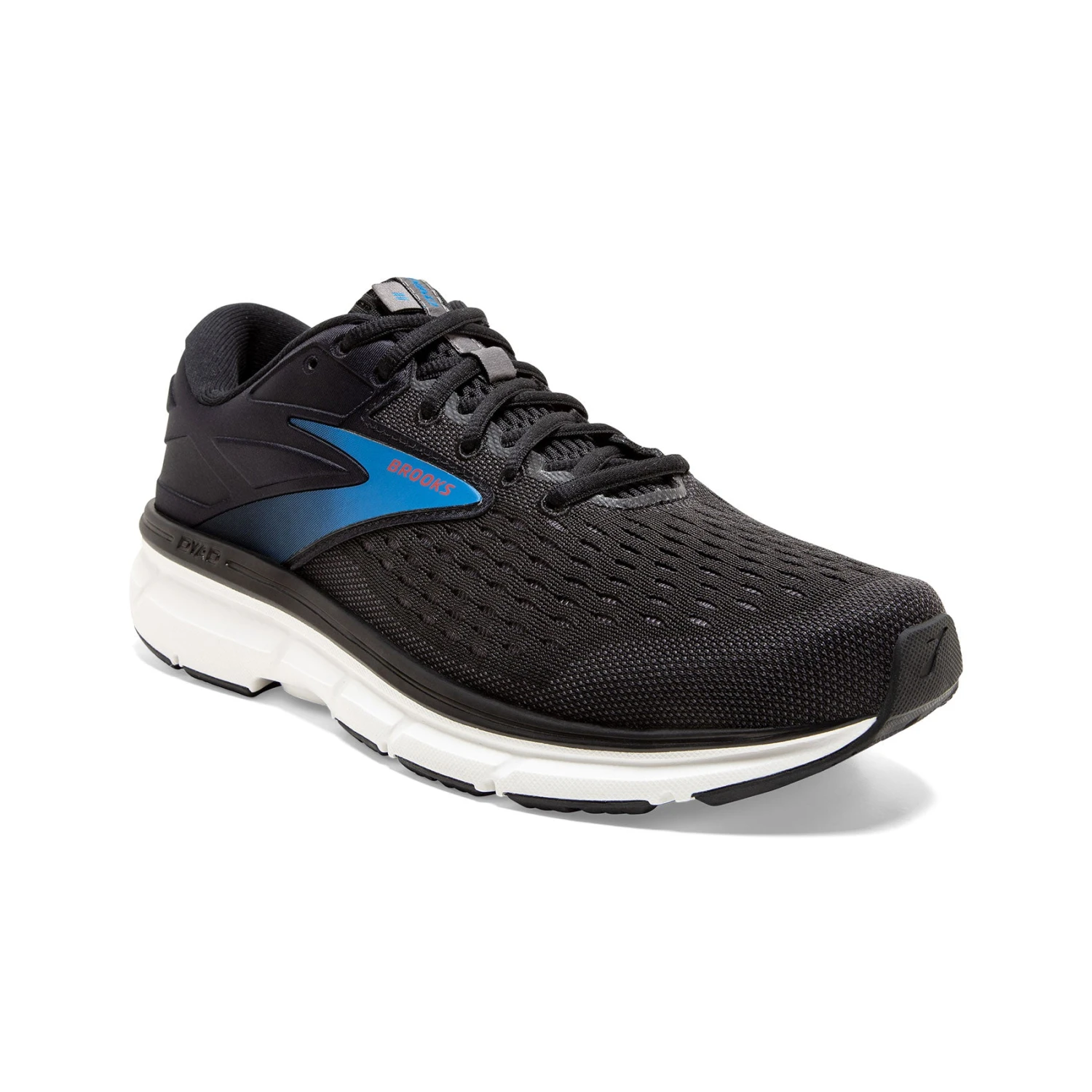 BROOKS Men's Dyad 11 Running Shoe - Black/Ebony/Blue - Wide (2E) 5 BROOKS Men's Dyad 11 Running Shoe - Black/Ebony/Blue - Wide (2E) - Image 3