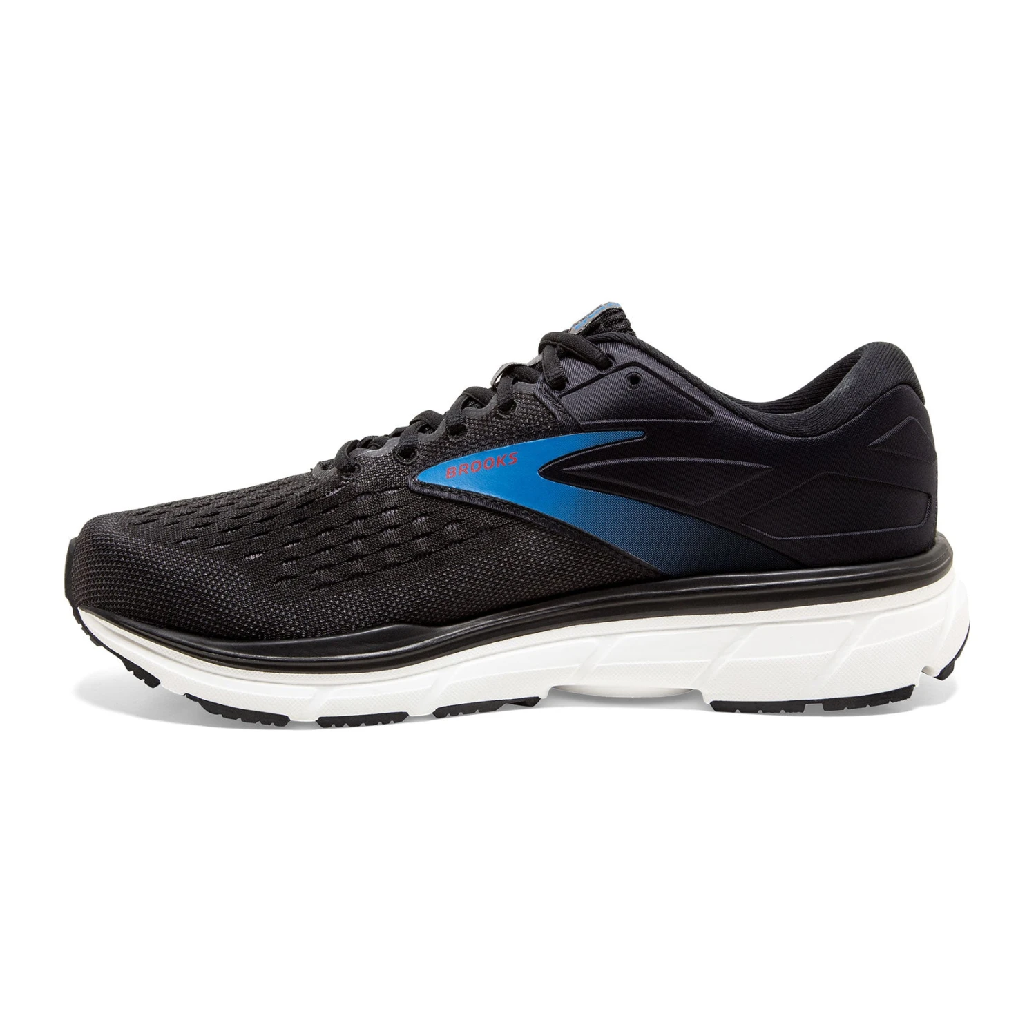 BROOKS Men's Dyad 11 Running Shoe - Black/Ebony/Blue - Wide (2E) 4 BROOKS Men's Dyad 11 Running Shoe - Black/Ebony/Blue - Wide (2E) - Image 2