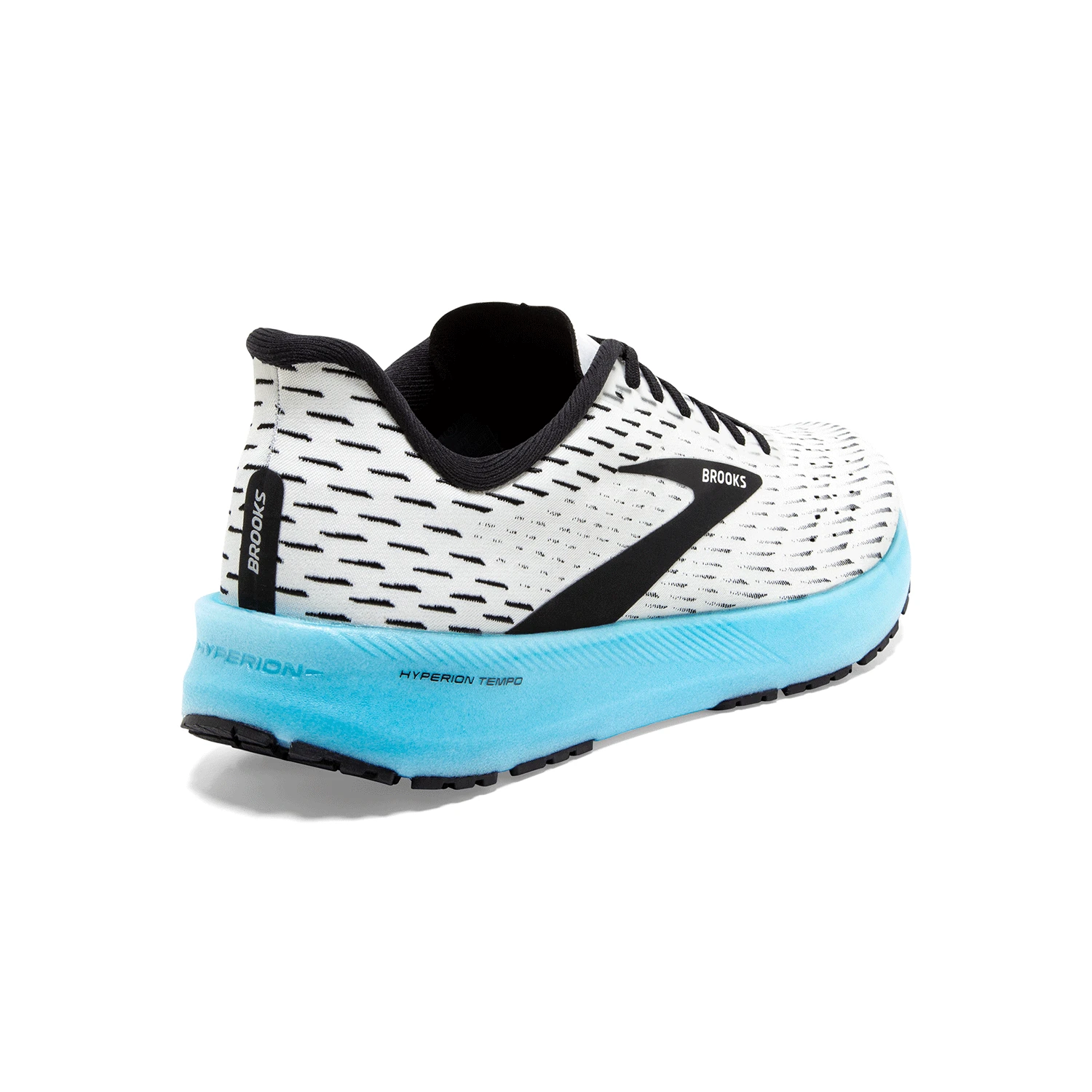 BROOKS Men's Hyperion Tempo Running Shoe - White/Black/Iced Aqua - Regular (D) 5 BROOKS Men's Hyperion Tempo Running Shoe - White/Black/Iced Aqua - Regular (D) - Image 3