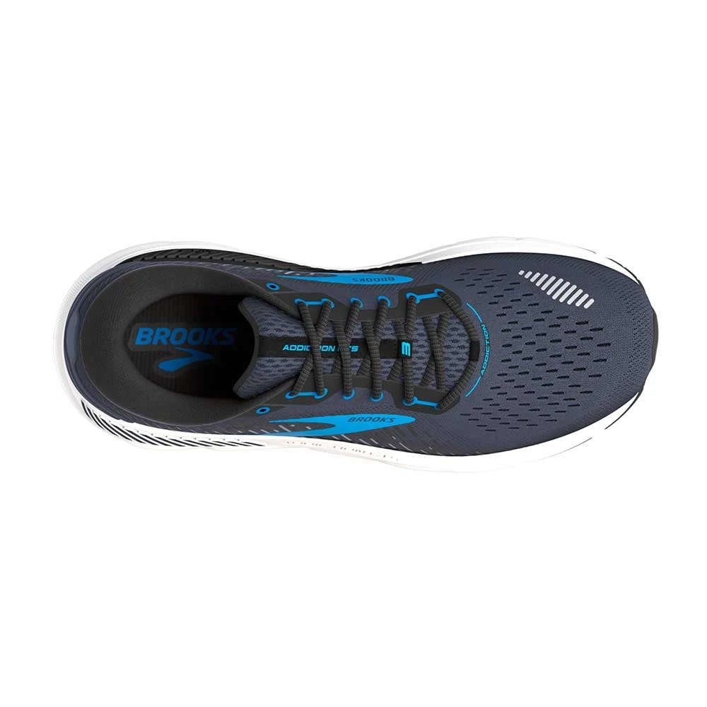 BROOKS Men's Addiction GTS 15 Running Shoe- India Ink/Black/Blue- Narrow (B) 7 BROOKS Men's Addiction GTS 15 Running Shoe- India Ink/Black/Blue- Narrow (B) - Image 5