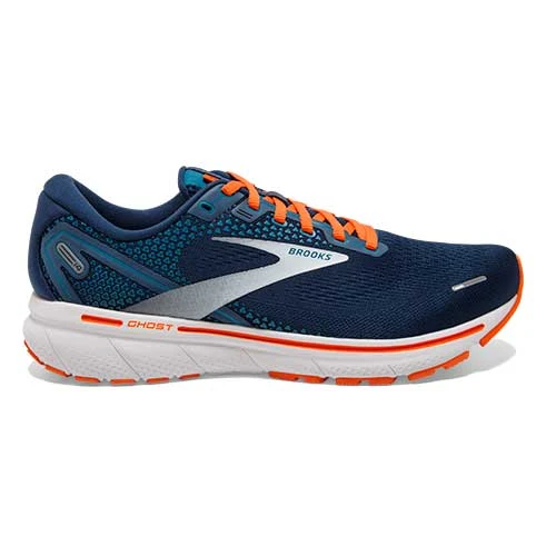 BROOKS Men's Ghost 14 Running Shoe - Titan/Teal/Flame — Regular (D) 3 BROOKS Men's Ghost 14 Running Shoe - Titan/Teal/Flame — Regular (D)