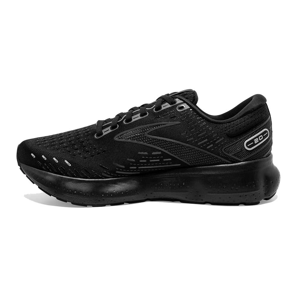 BROOKS Men's Glycerin 20 Running Shoe - Black/Black/Ebony - Wide (2E) 7 BROOKS Men's Glycerin 20 Running Shoe - Black/Black/Ebony - Wide (2E) - Image 5