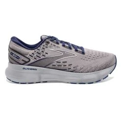 BROOKS Men's Glycerin 20 Running Shoe - Alloy/Grey/Blue Depths - Regular (D)